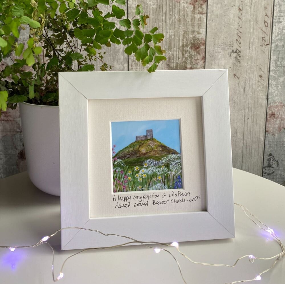 Brentor Church Mini Framed Print