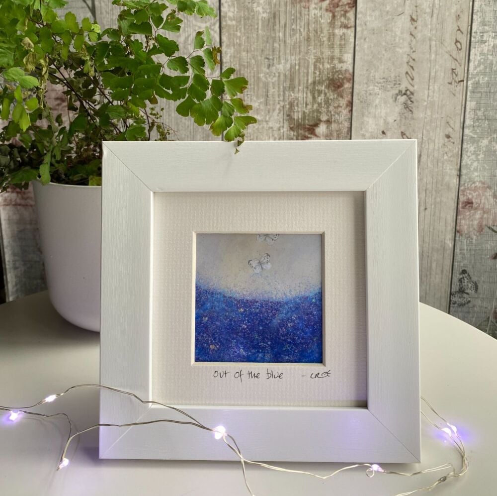 Out of the blue Mini Framed Print