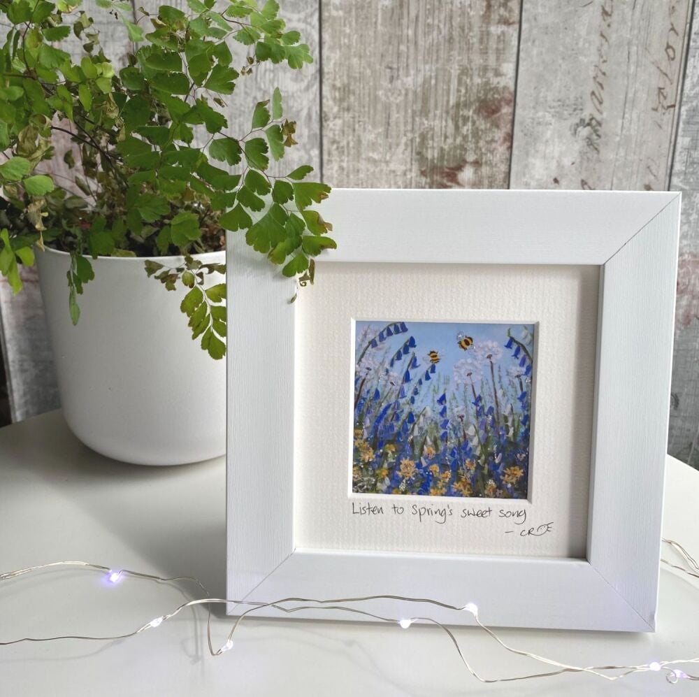 Spring's song  Mini Framed Print