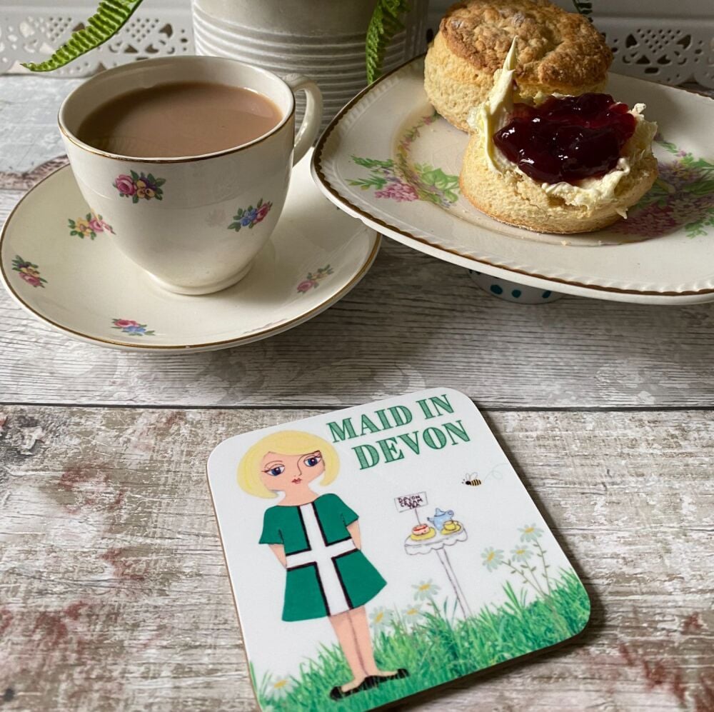 Maid in Devon (blonde) - Coaster