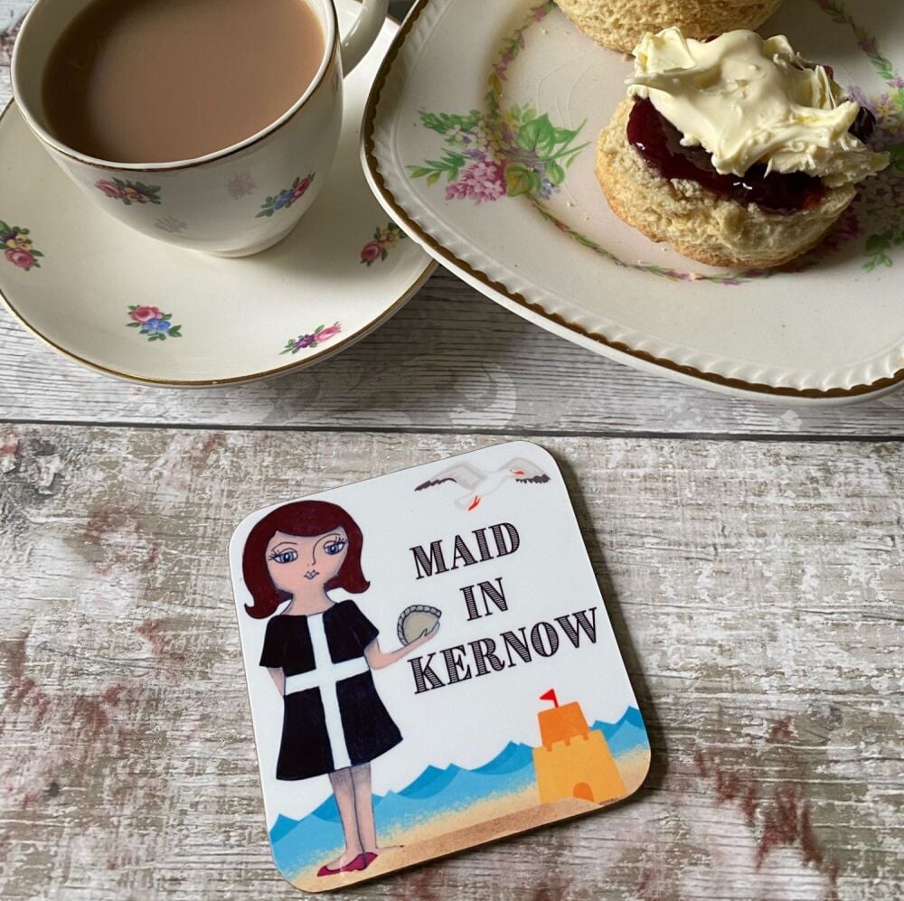 Maid in Kenow (Brunette) - Coaster