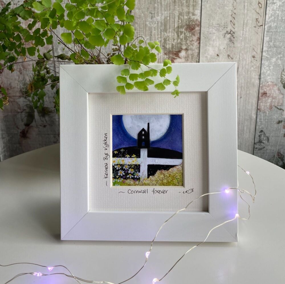 Tin Mine Summer - Mini Framed Print