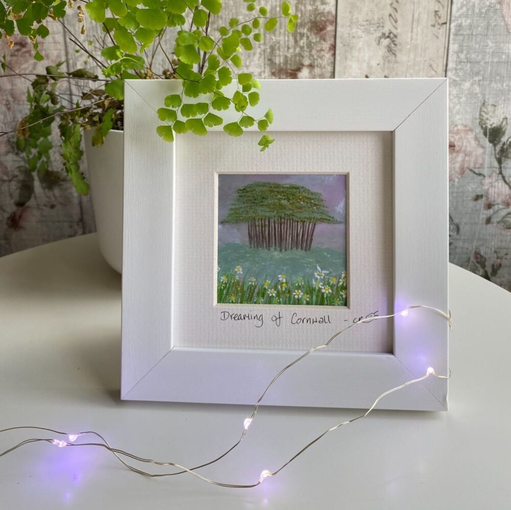 Nearly there trees (Dreaming) - Mini Framed Print