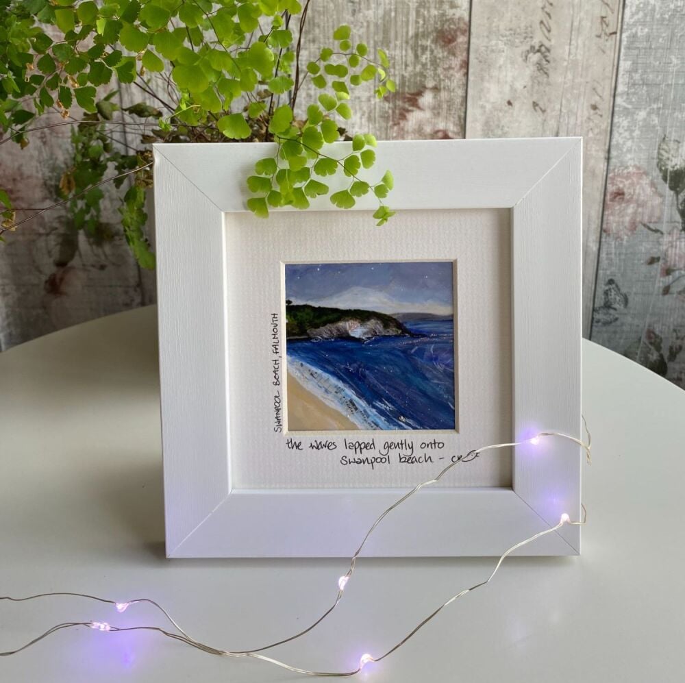 Falmouth - Swanpool Mini Framed Print