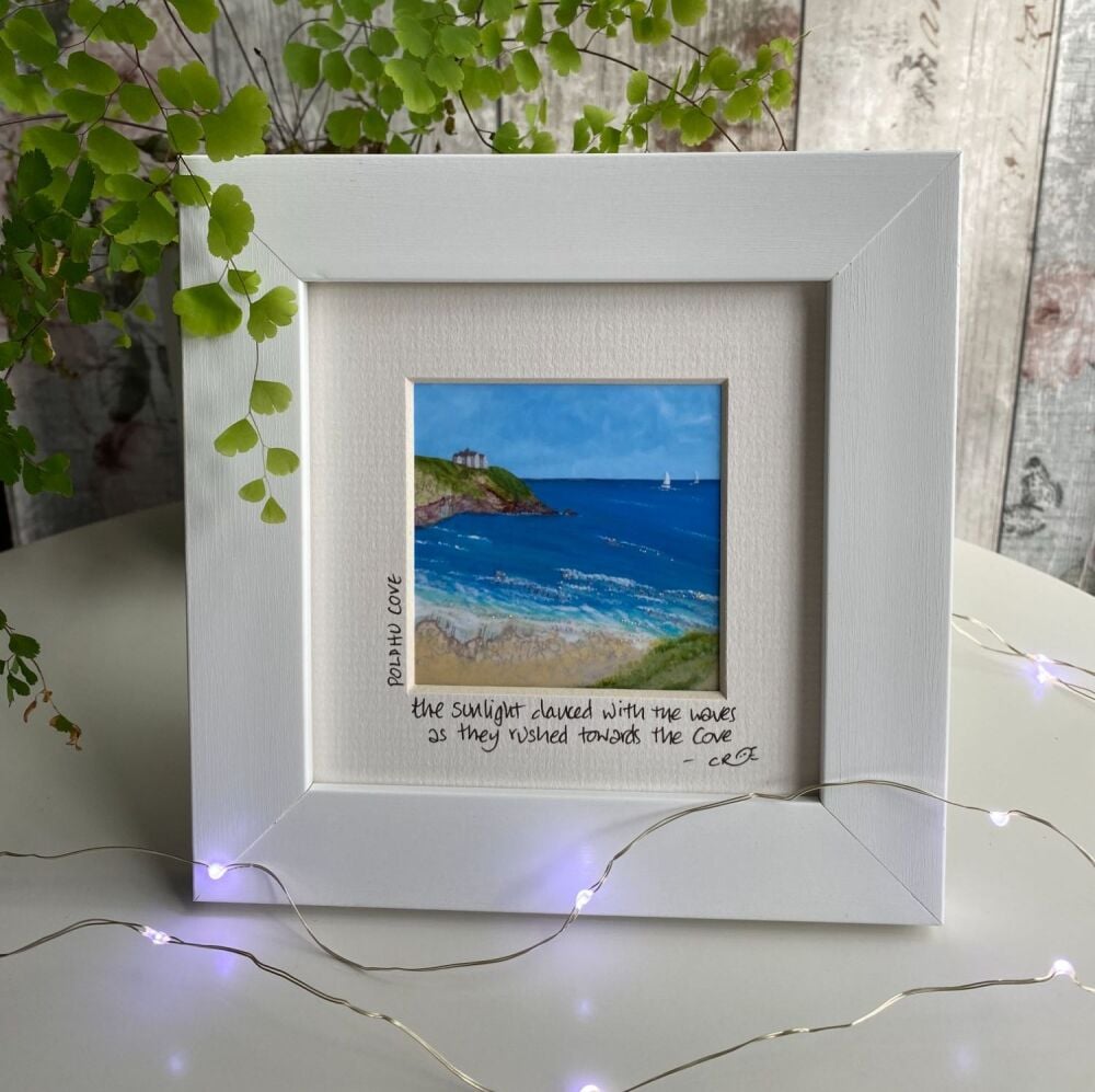 Poldhu Cove - Mini Framed Print