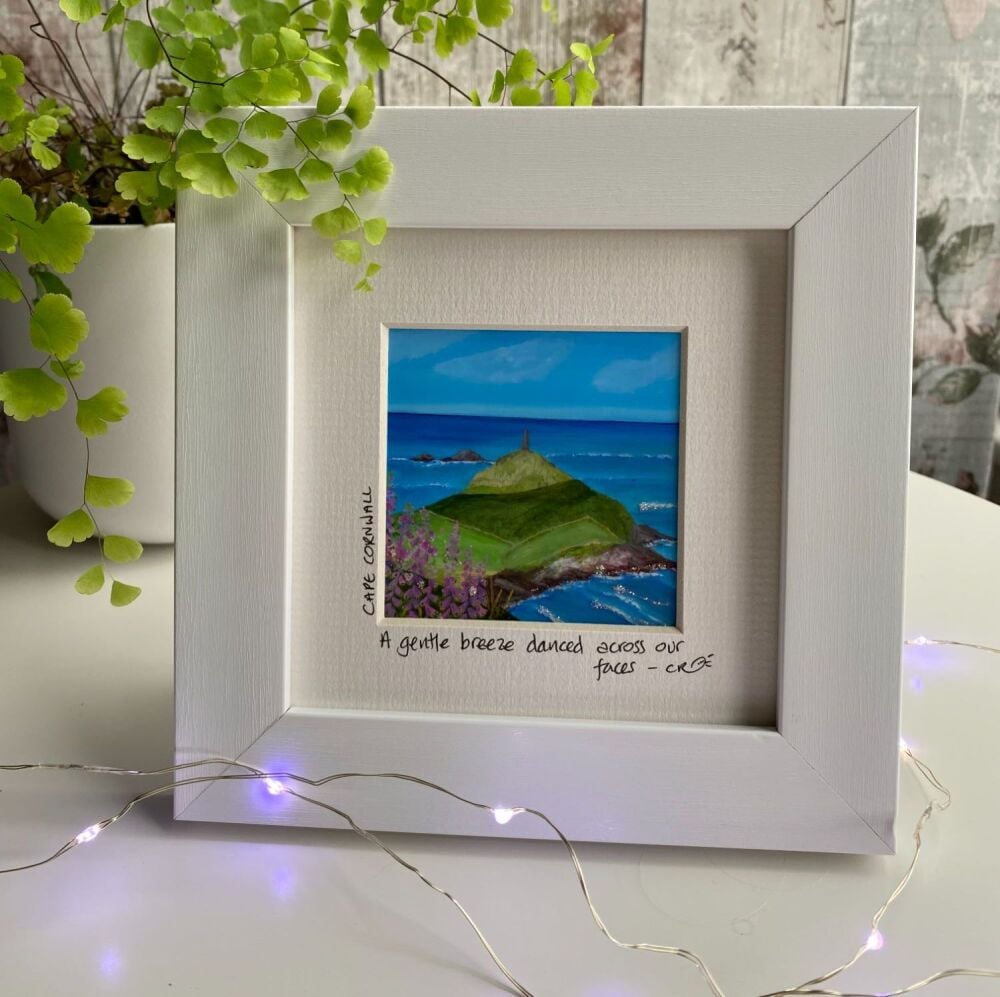 Cape Cornwall - Mini Framed Print