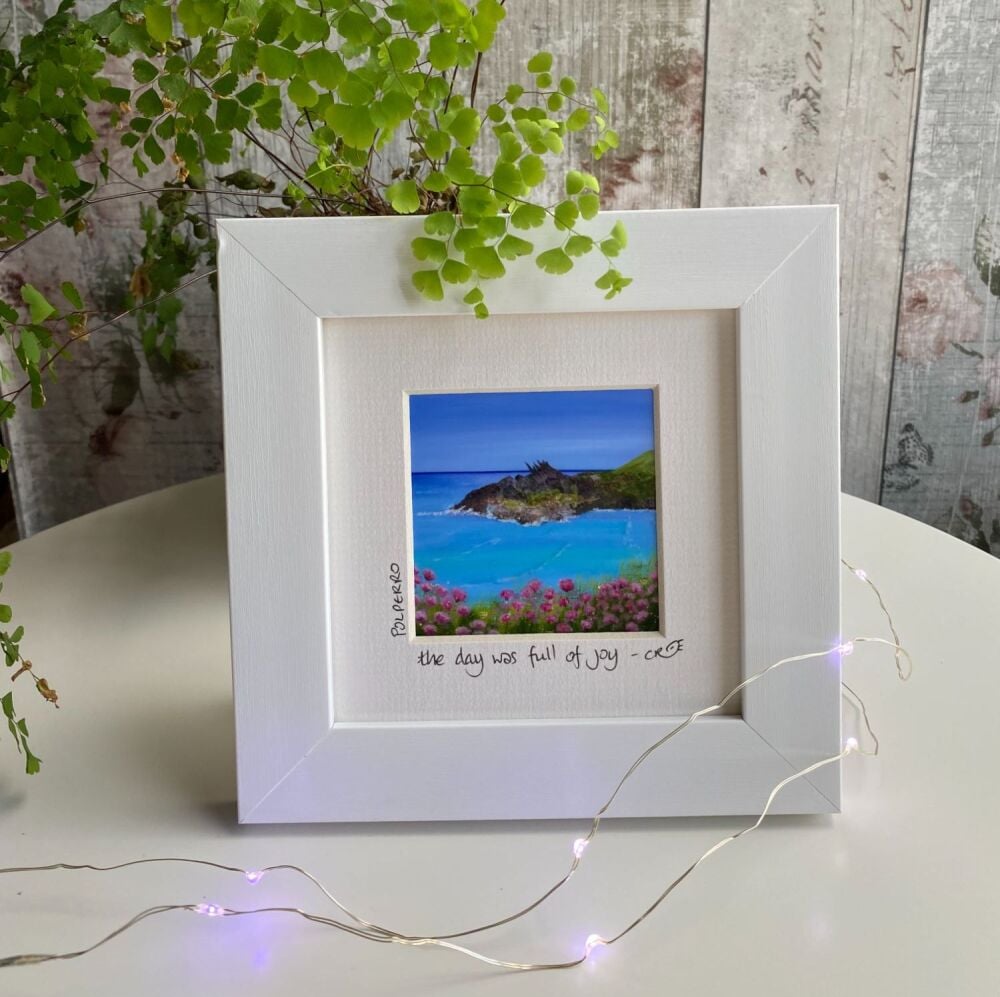 Polperro - Mini Framed Peint