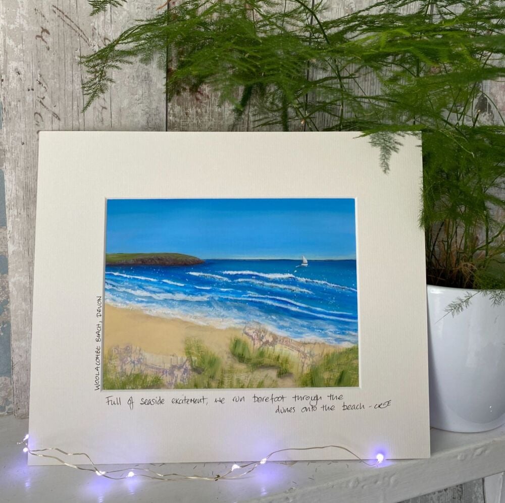 Woolacombe  - Mounted print