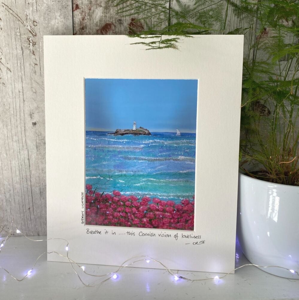 Godrevy, vision of loveliness - Mounted print