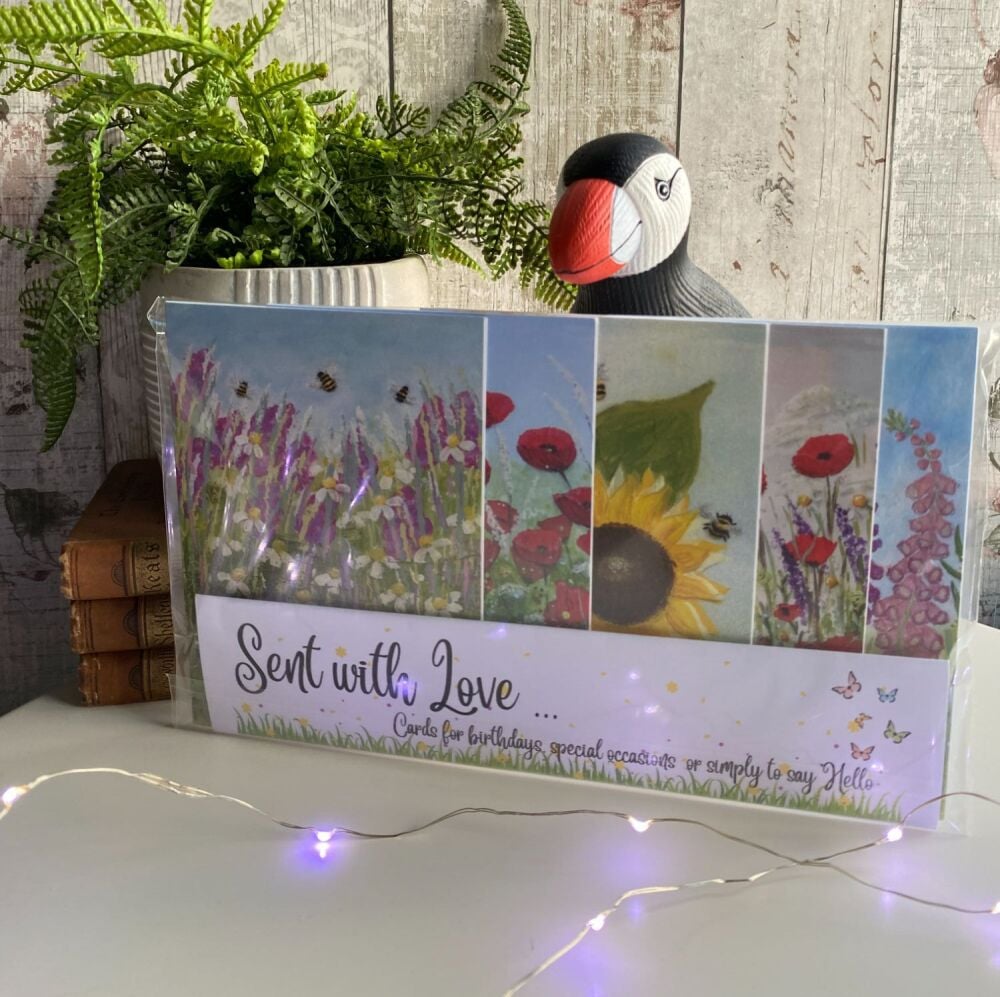 Laugh with the Flowers - Card Pack