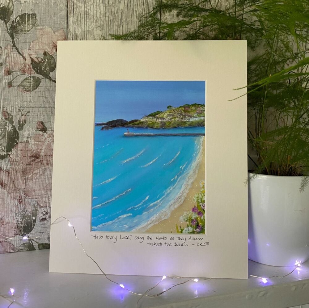 Looe, West (Long) - Mounted print