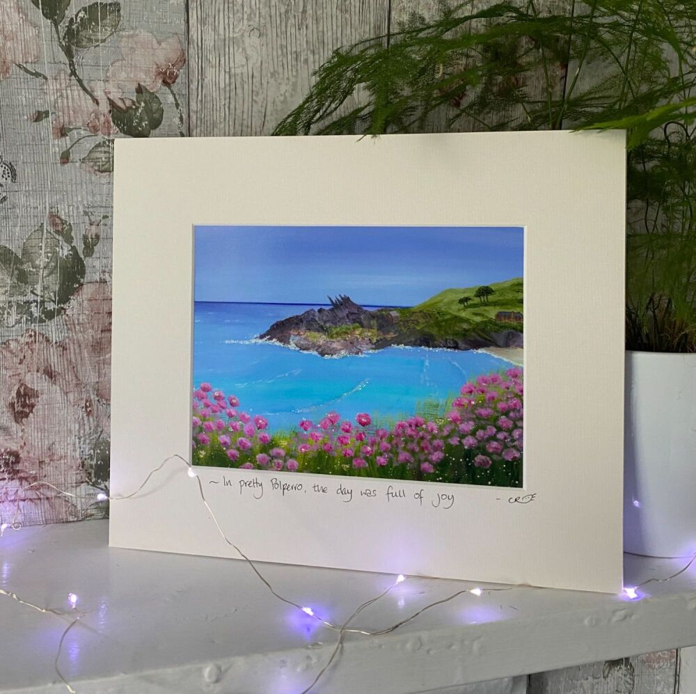 Polperro - Mounted print