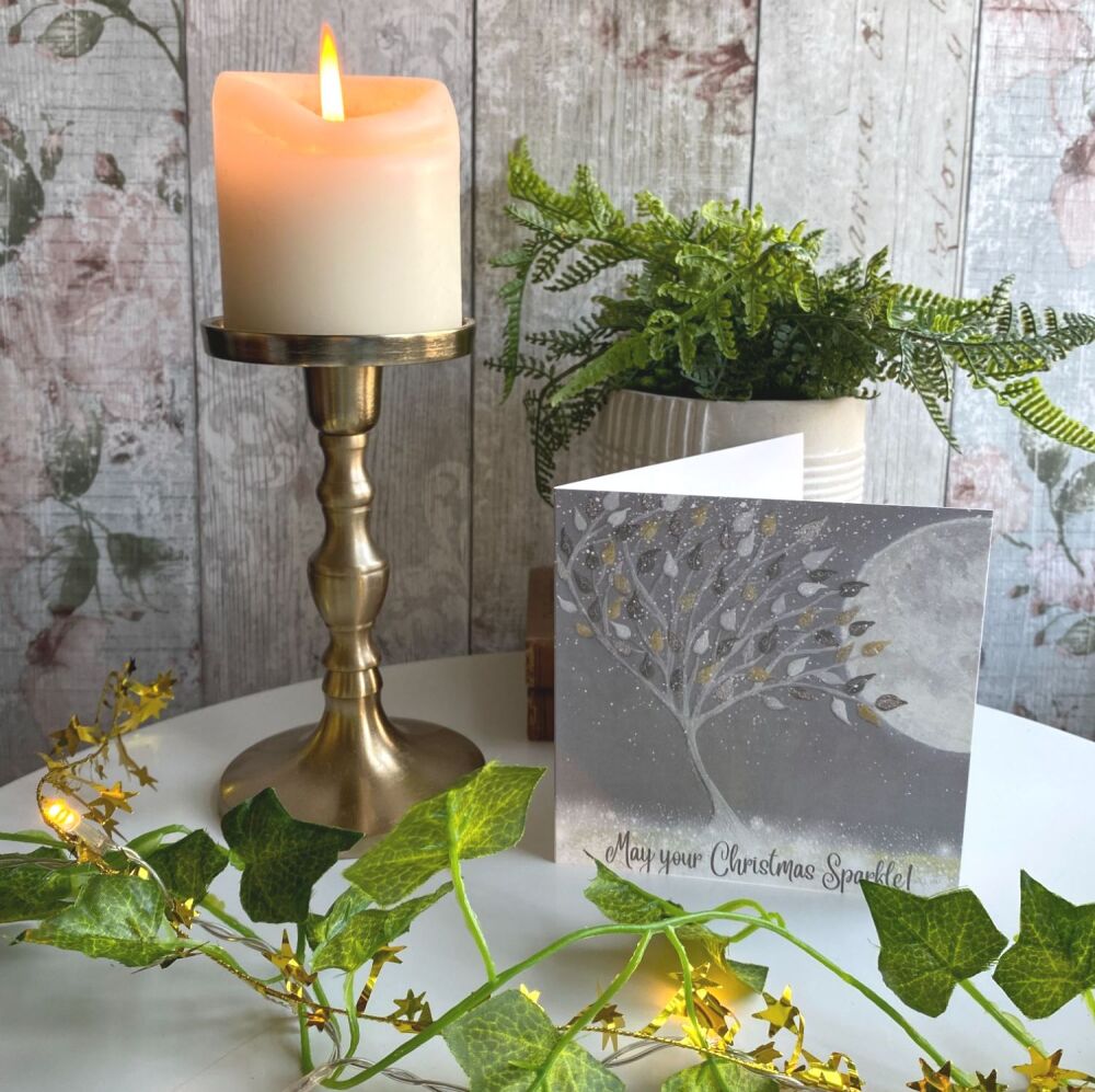 Sparkle tree - Christmas card