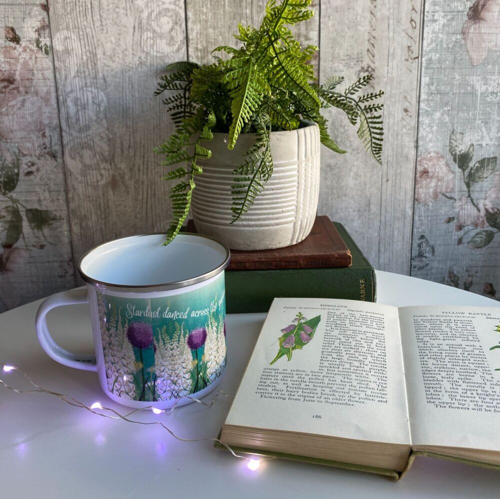 Stardust garden - Tin mug