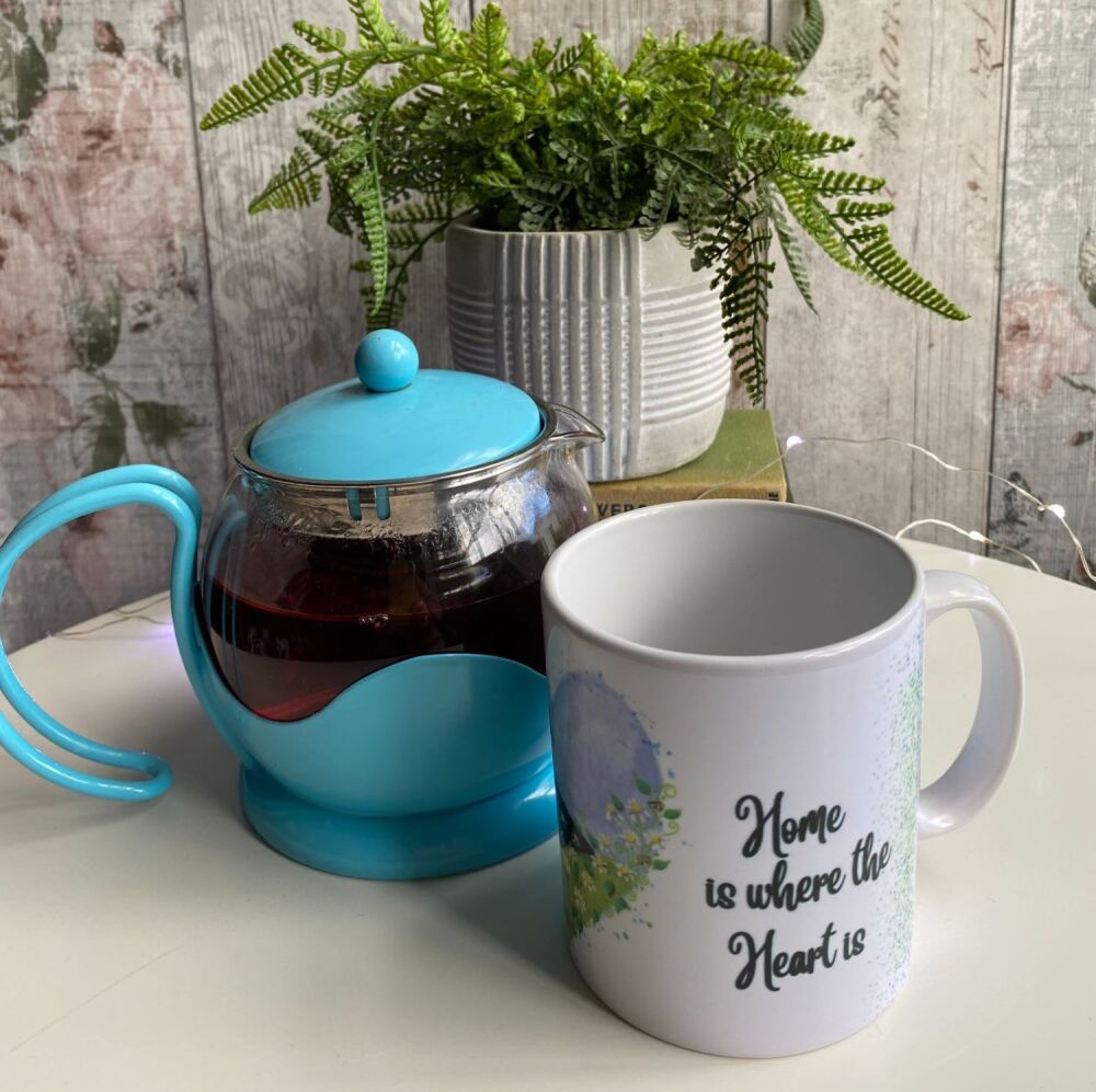 Kernow Heart (both) - Ceramic mug