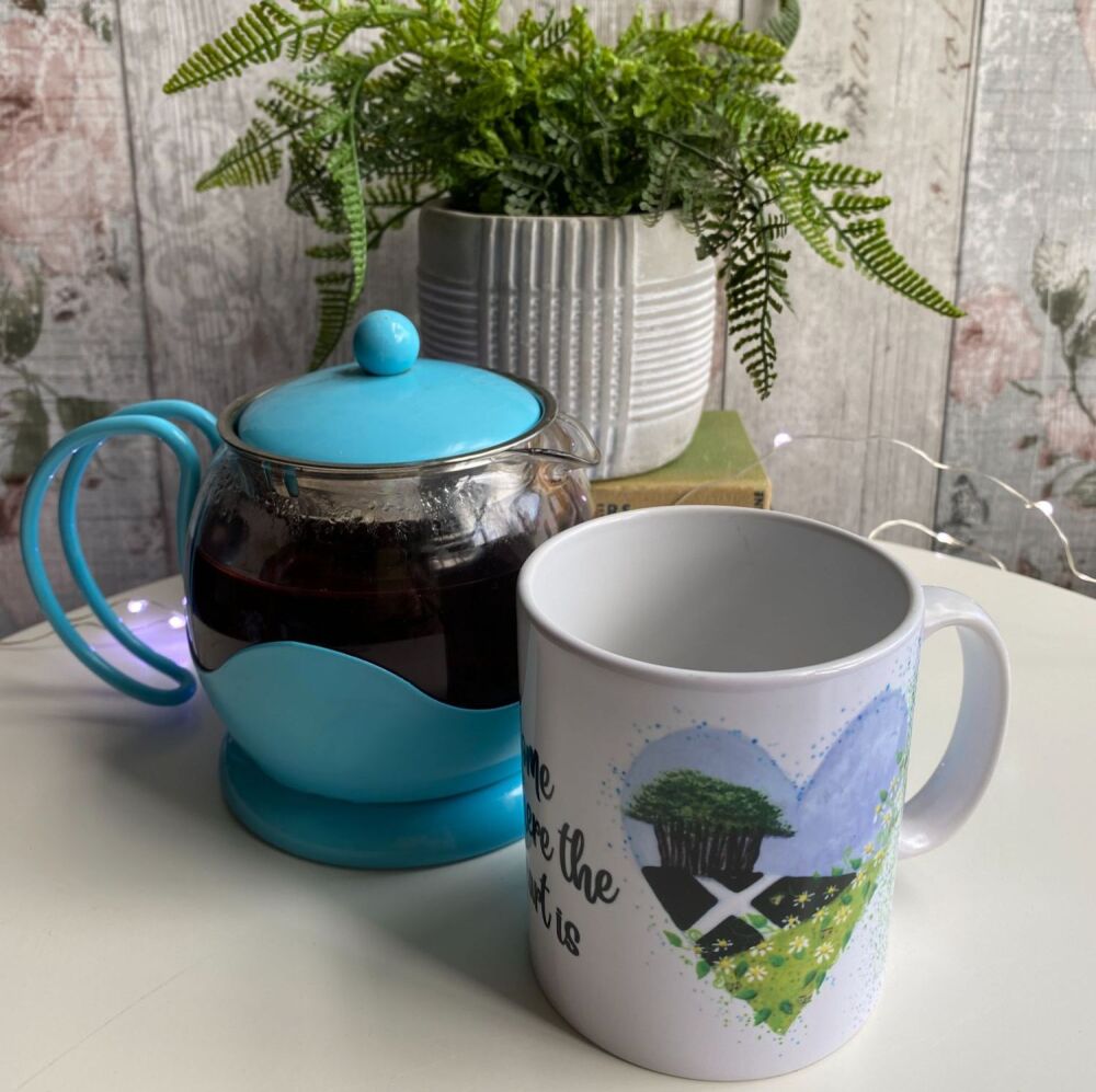 Kernow Heart (English) - Ceramic mug