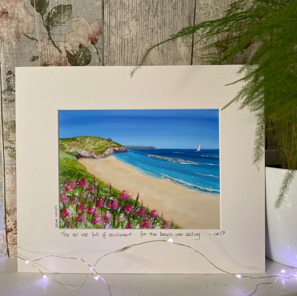 Praa Sands - Mounted Print