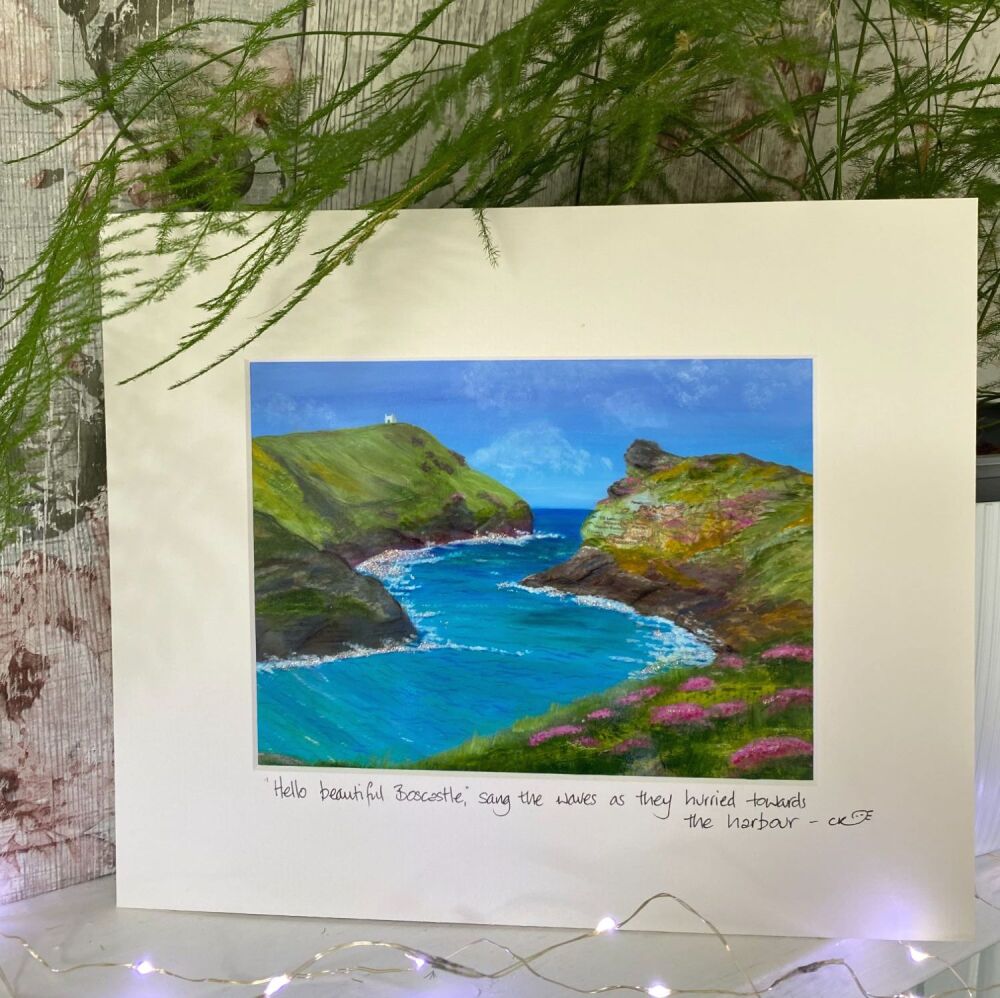 Boscastle - Mounted Print