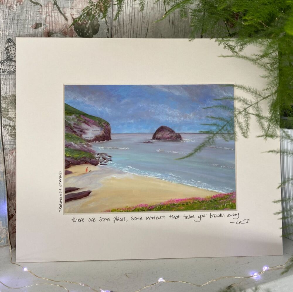 Trebarwith - Mounted Print