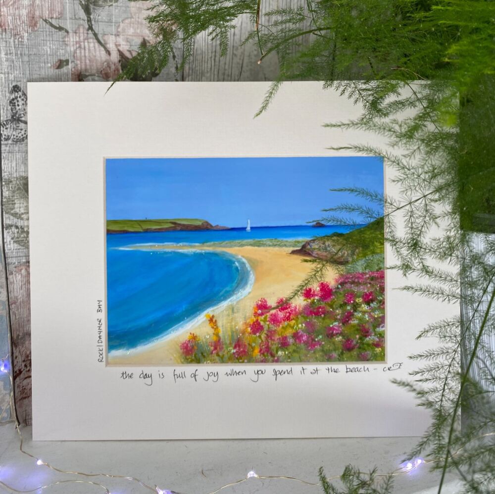 Rock/Daymer Bay - Mounted Print