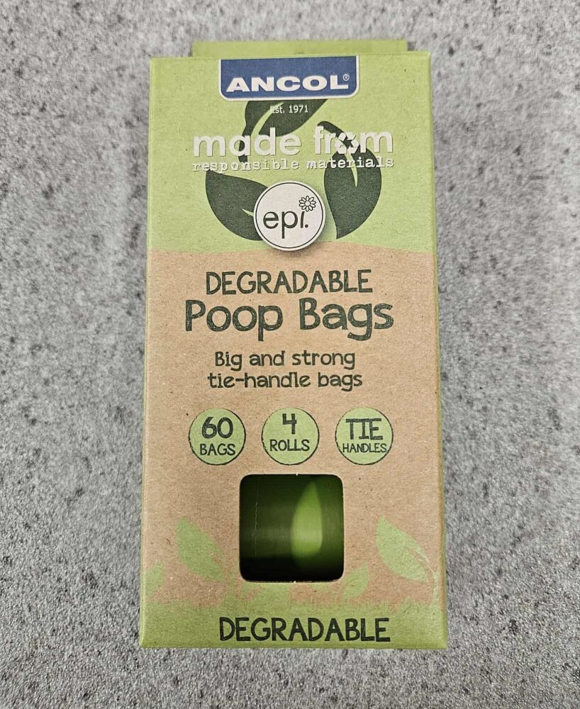 60 Degradable Poo Bags
