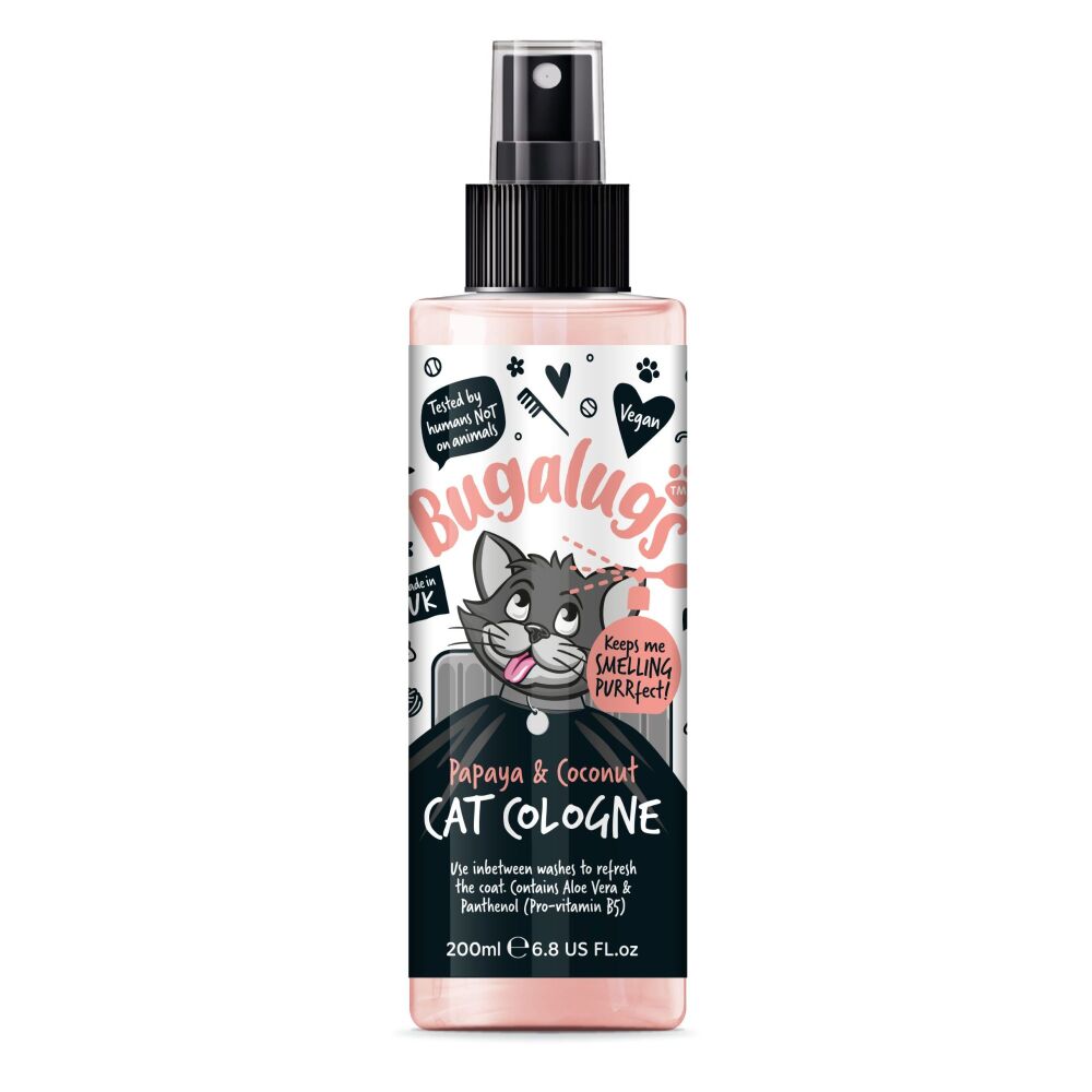 Bugalugs Papaya and Coconut Cat Cologne 200ml