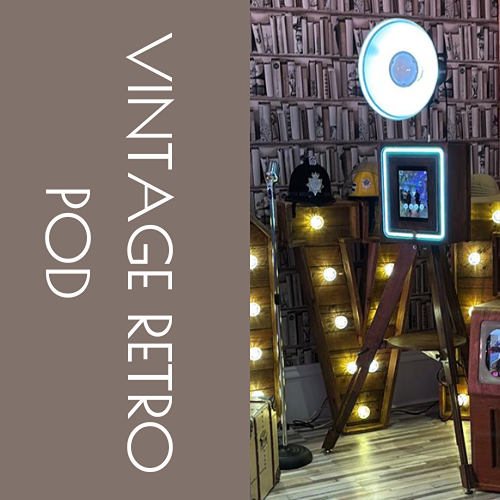Vintage Selfie Pod Hire Photobooth