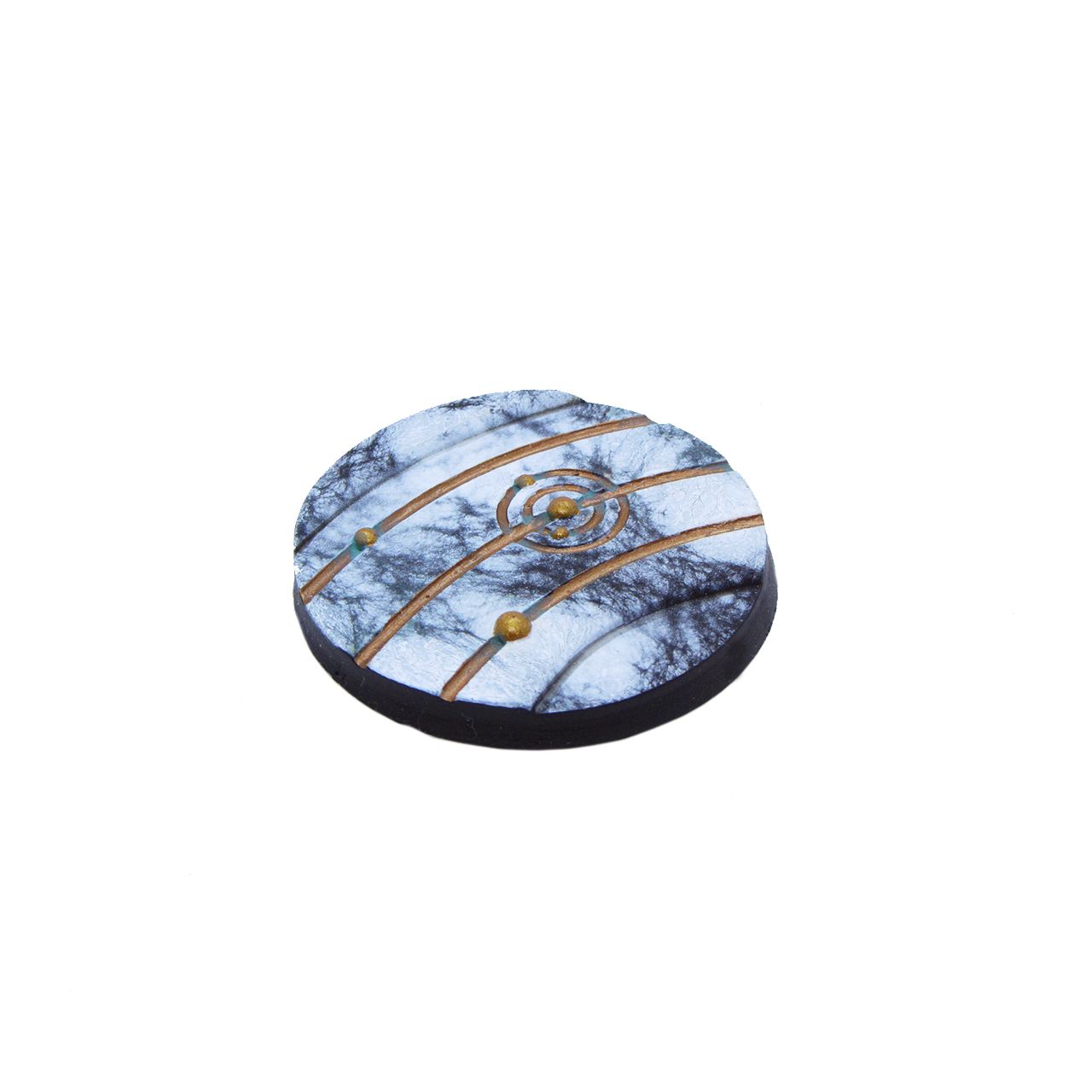 marble effect planetary temple wargaming base