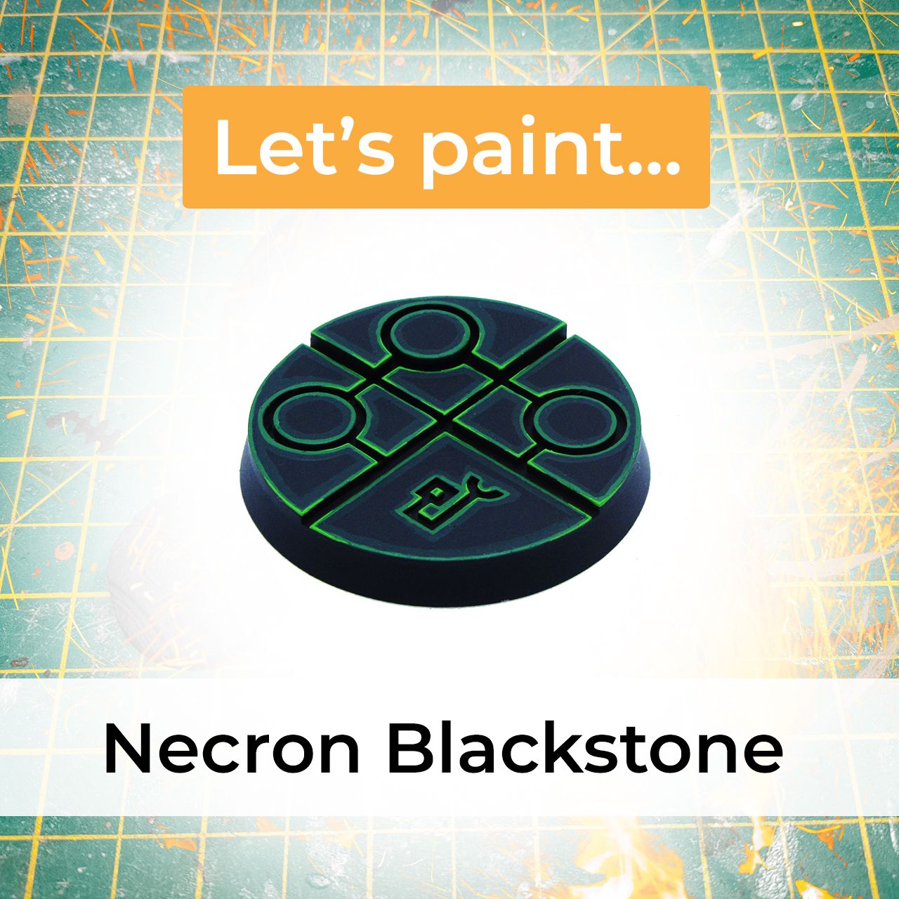 necron blackstone miniature wargaming base painting guide