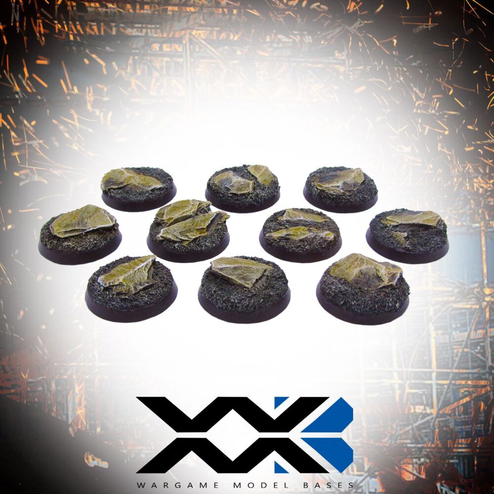 Rocky 28mm round bases