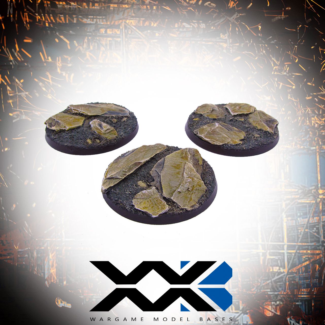 rocky bases for miniature wargaming