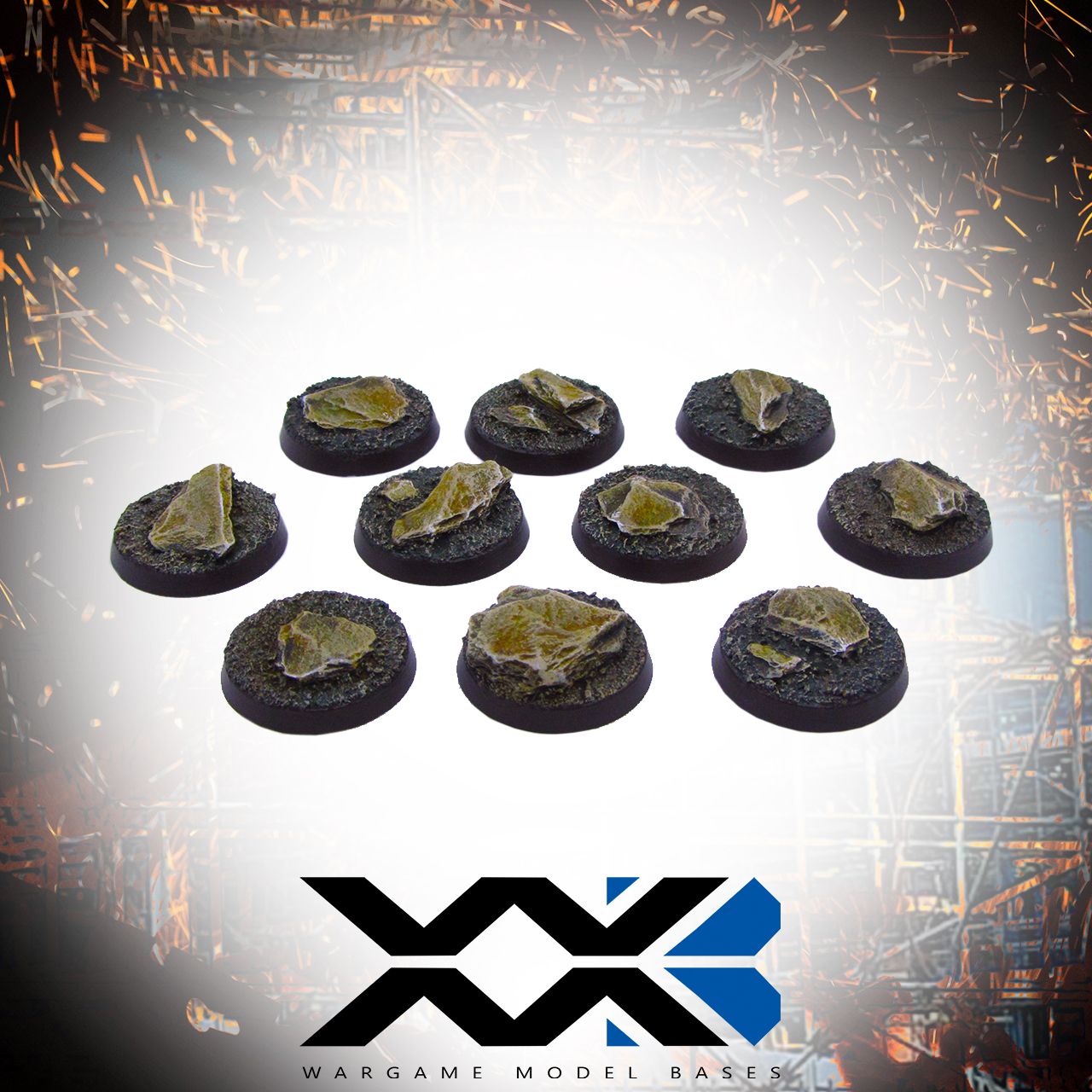 25mm Rocky bases