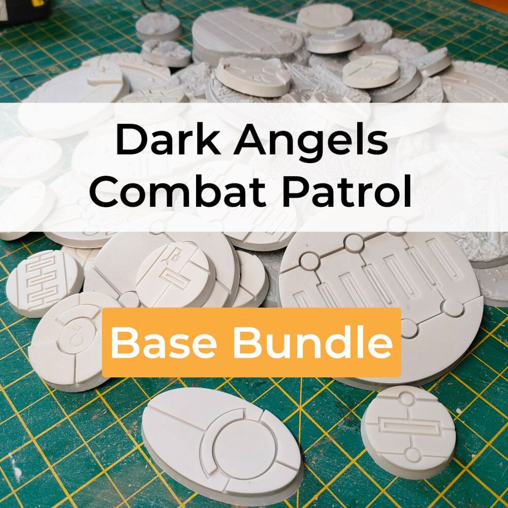 Dark Angels Combat Patrol compatible base bundle
