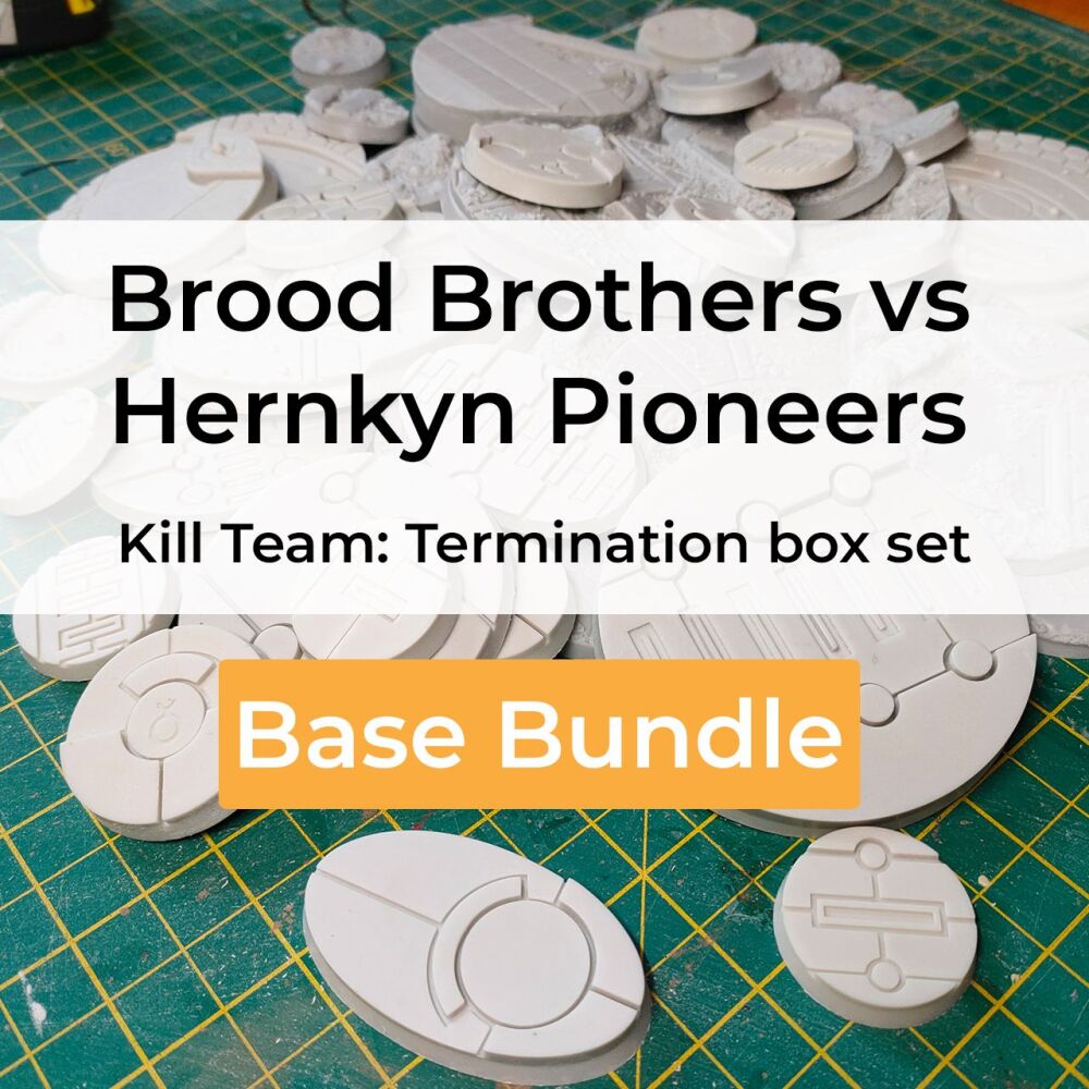 Termination: Brood Brothers vs Hernkyn Yaegir Kill Team box set compatible base bundle