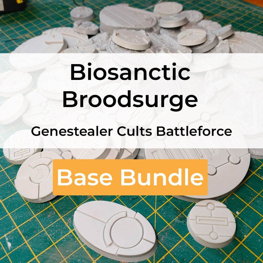 Biosanctic Broodsurge Genestaler Cult Battleforce compatible resin base bun