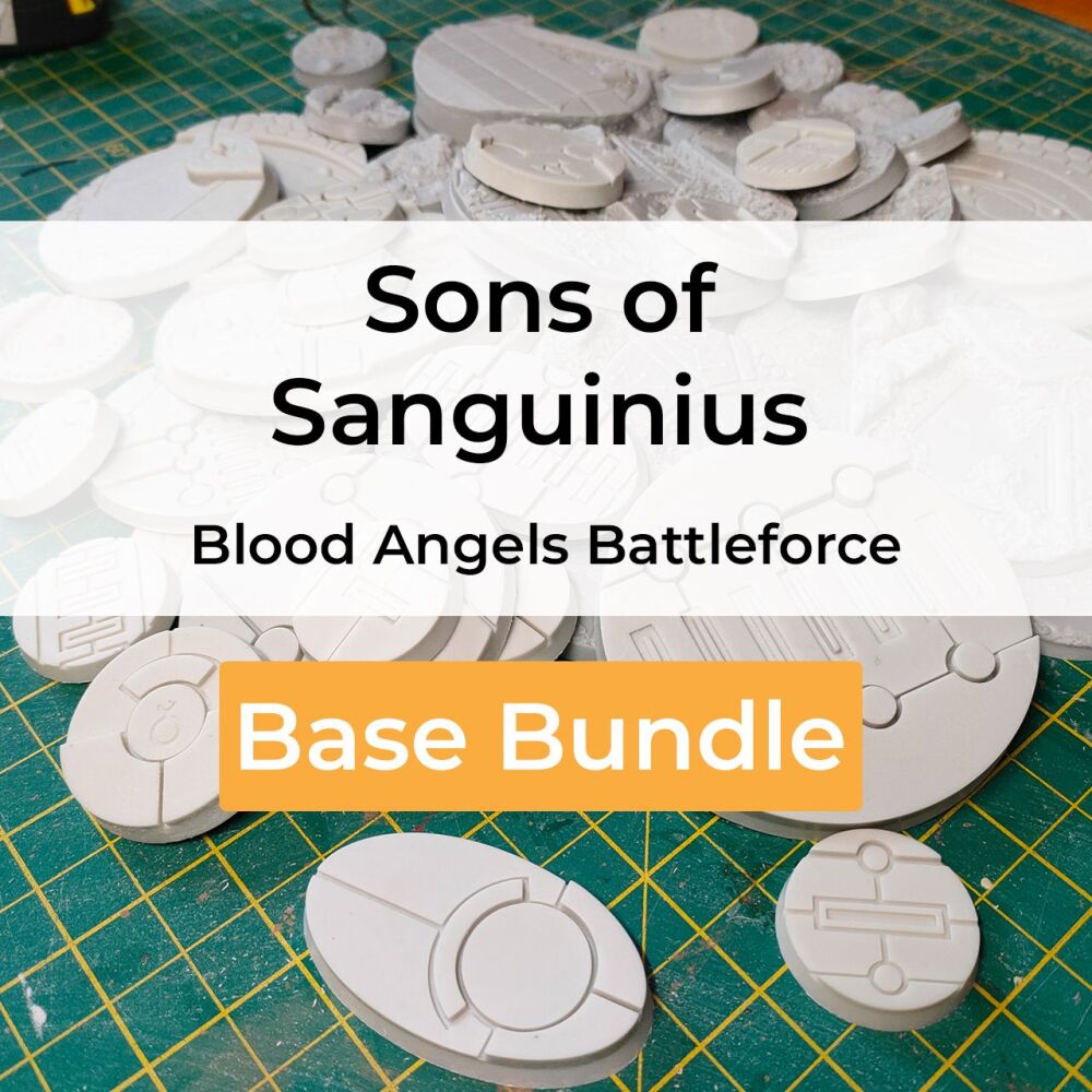 Sons of Sanguinius Blood Angels Battleforce compatible resin base bundle