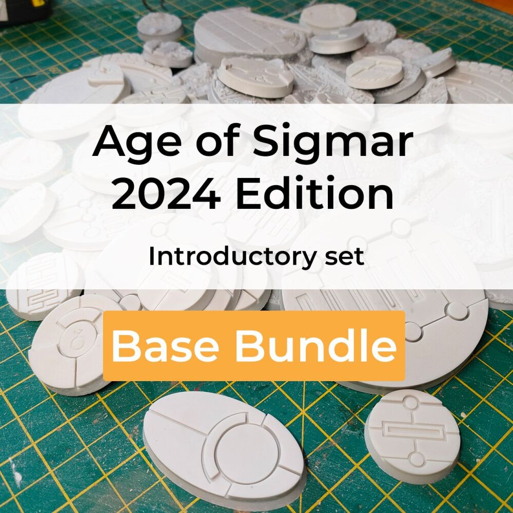 Age of Sigmar Introductory Set 2024 edition compatible resin base bundle