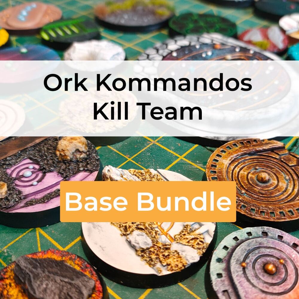 Ork Kommandoz Kill Team compatible base bundle