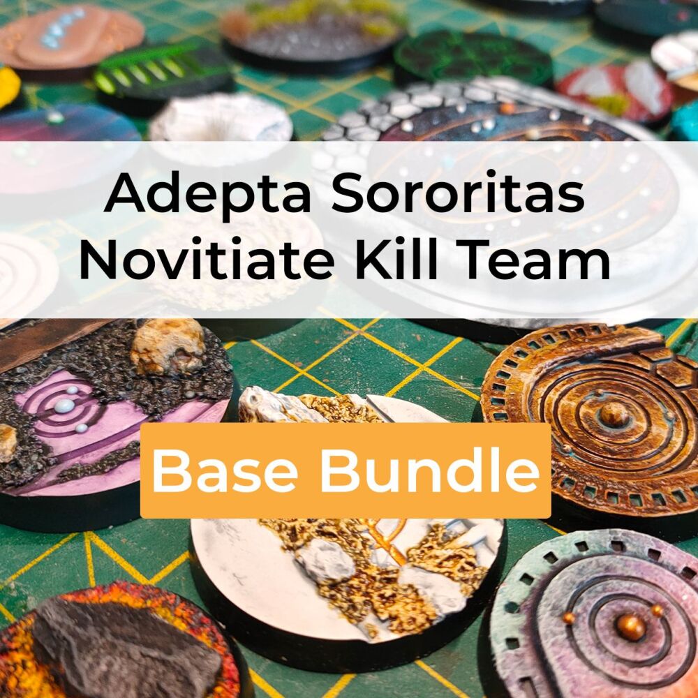 Adepta Sororitas Novitiate Kill Team compatible base bundle