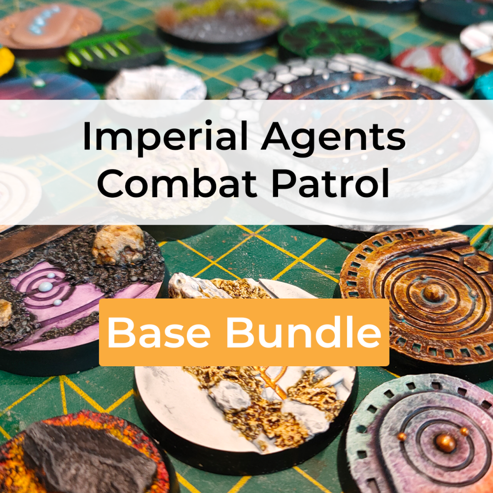 Imperial Agents Combat Patrol compatible base bundle