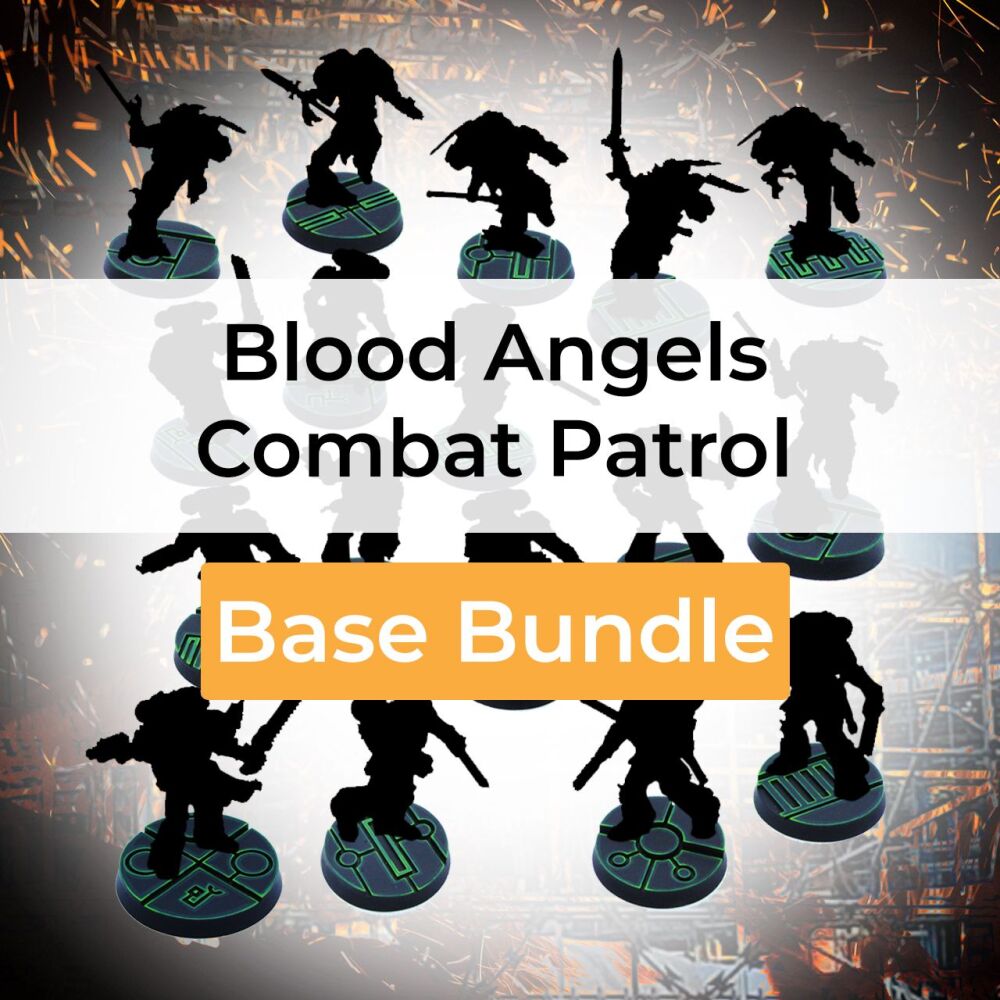 Blood Angels Combat Patrol compatible base bundle