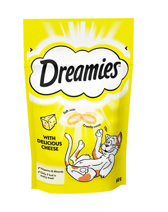Dreamies Cat Treats With Cheese 60g