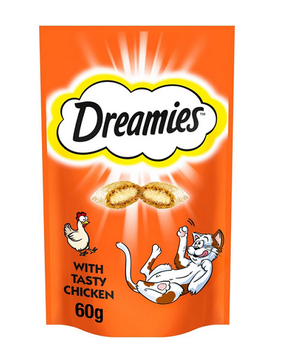 Dreamies Cat Treats With Chicken 60g