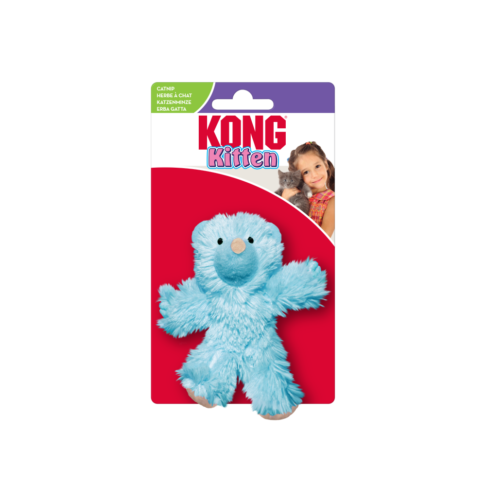 KONG Cat Kitten Teddy Bear - Assorted Colours