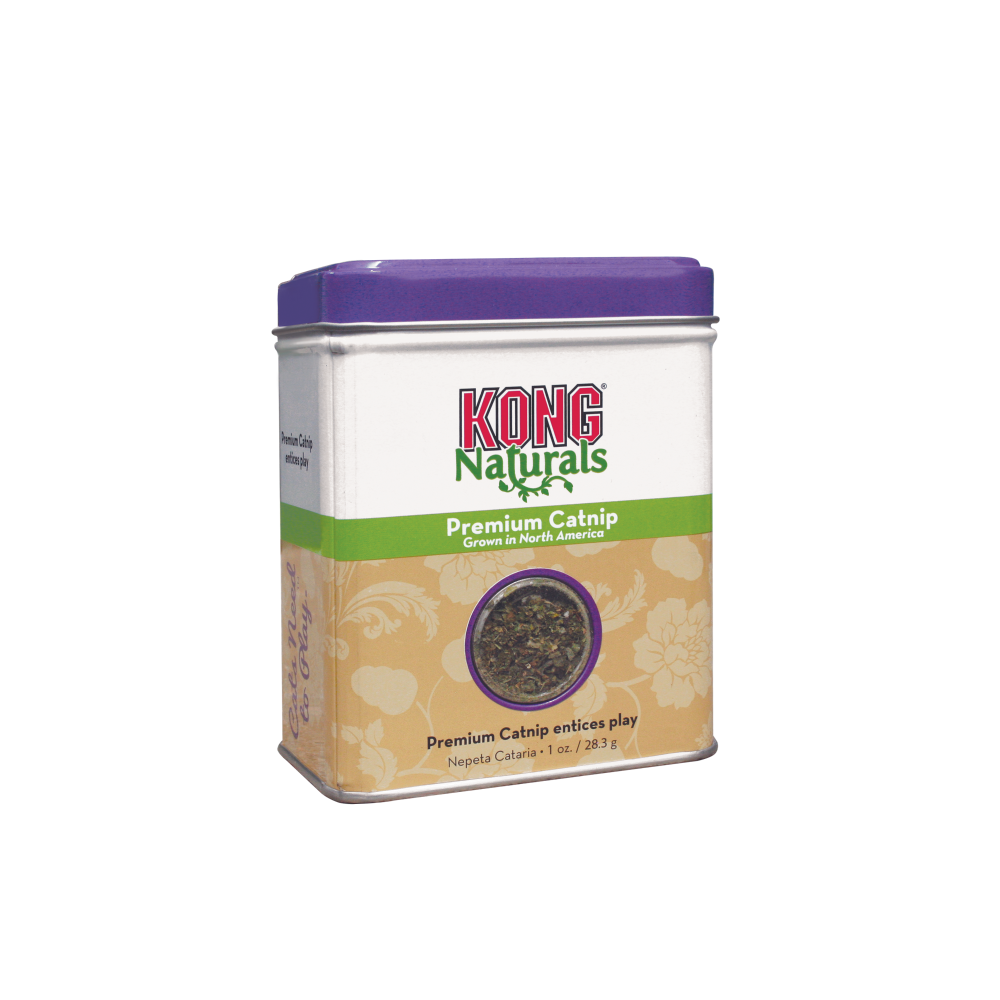 KONG Naturals Premium Catnip 1oz Tin