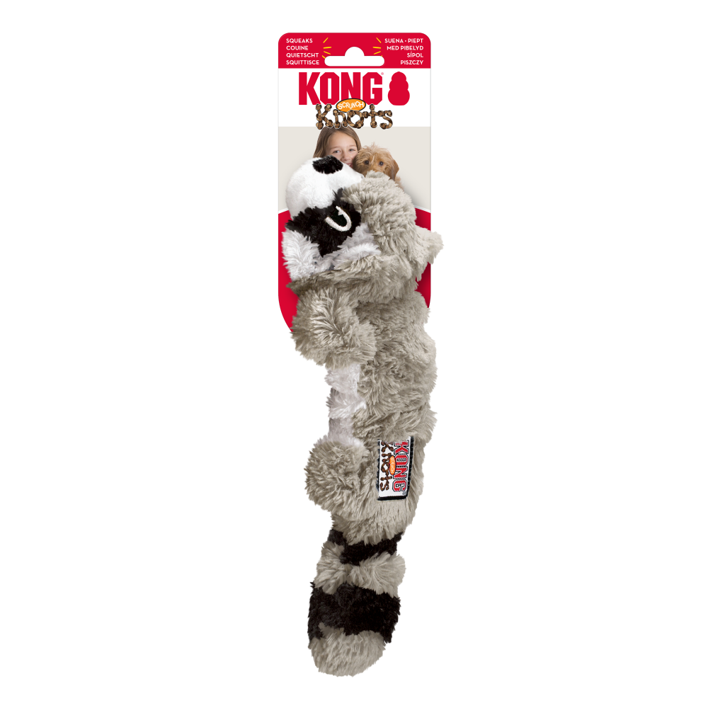 KONG Scrunch Knots Racoon S/M