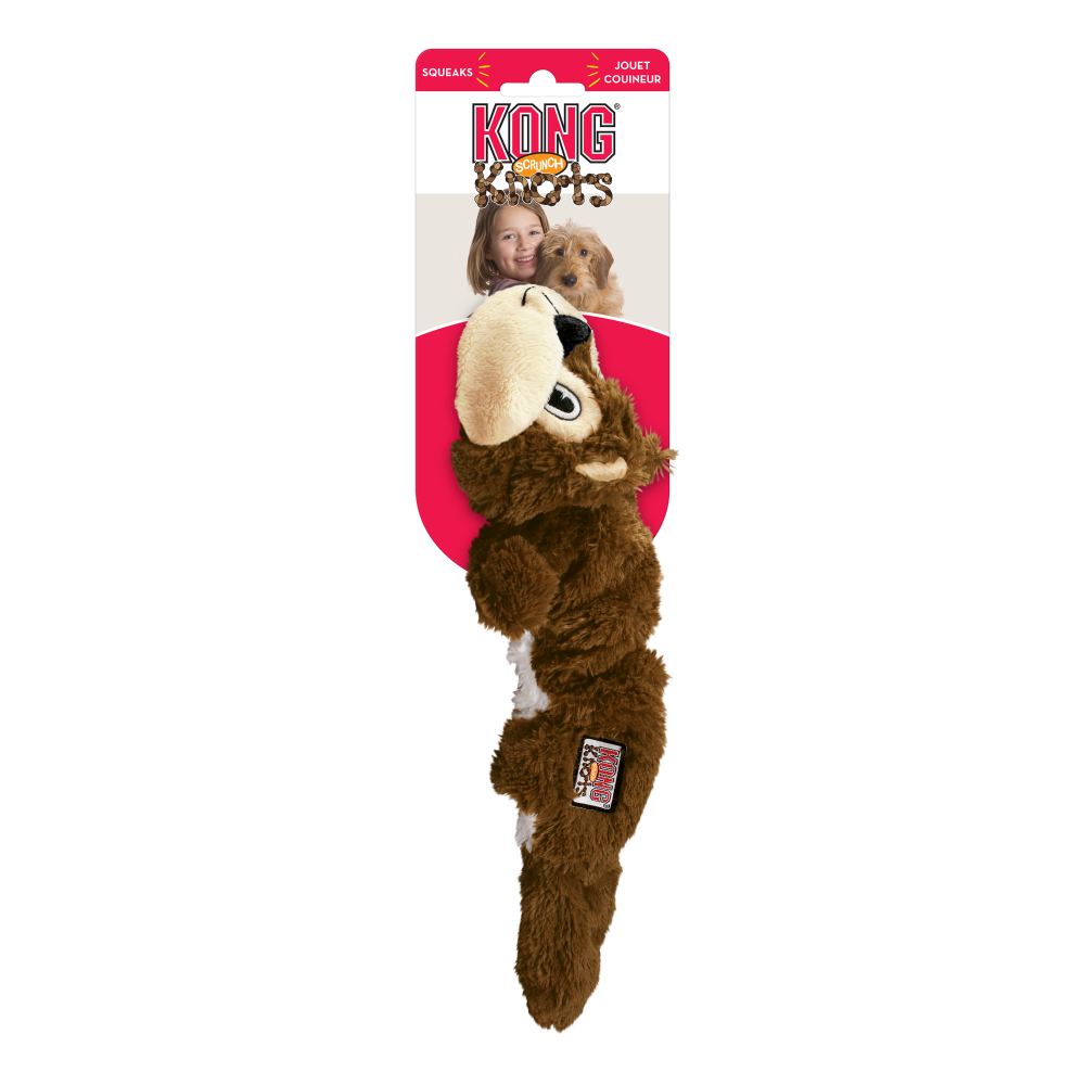 KONG Scrunch Knots Squirrel S/M
