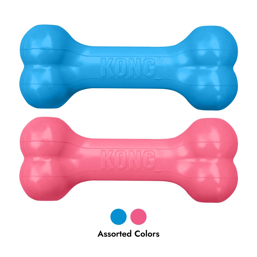 KONG Puppy Goodie Bone Toy Pink or Blue