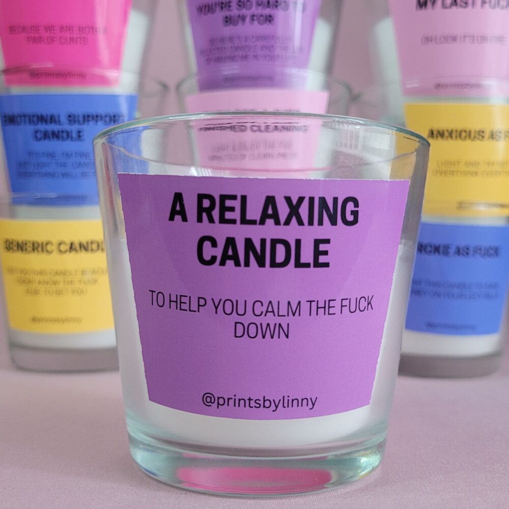 A Relaxing Candle - Candle