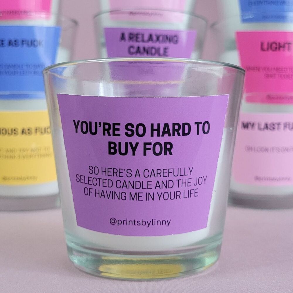 Hard To Buy For - Candle